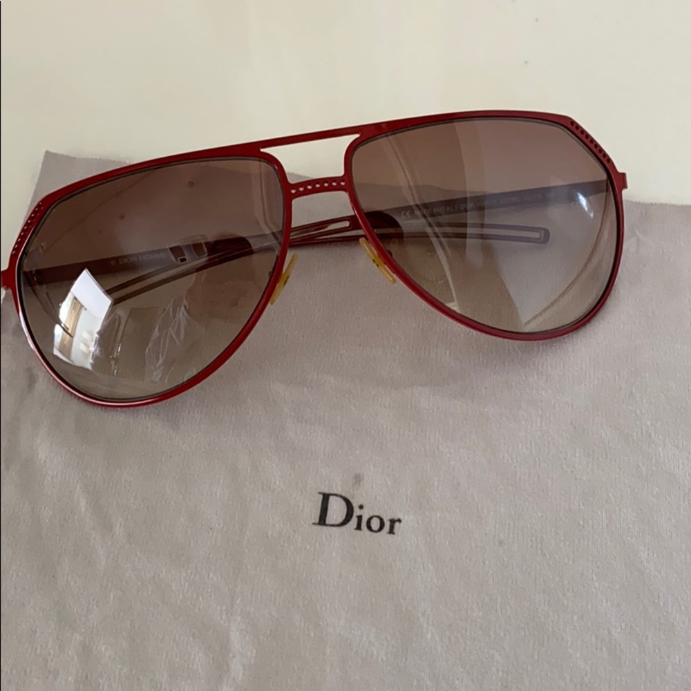 Dior Metal Aviator Sunglasses